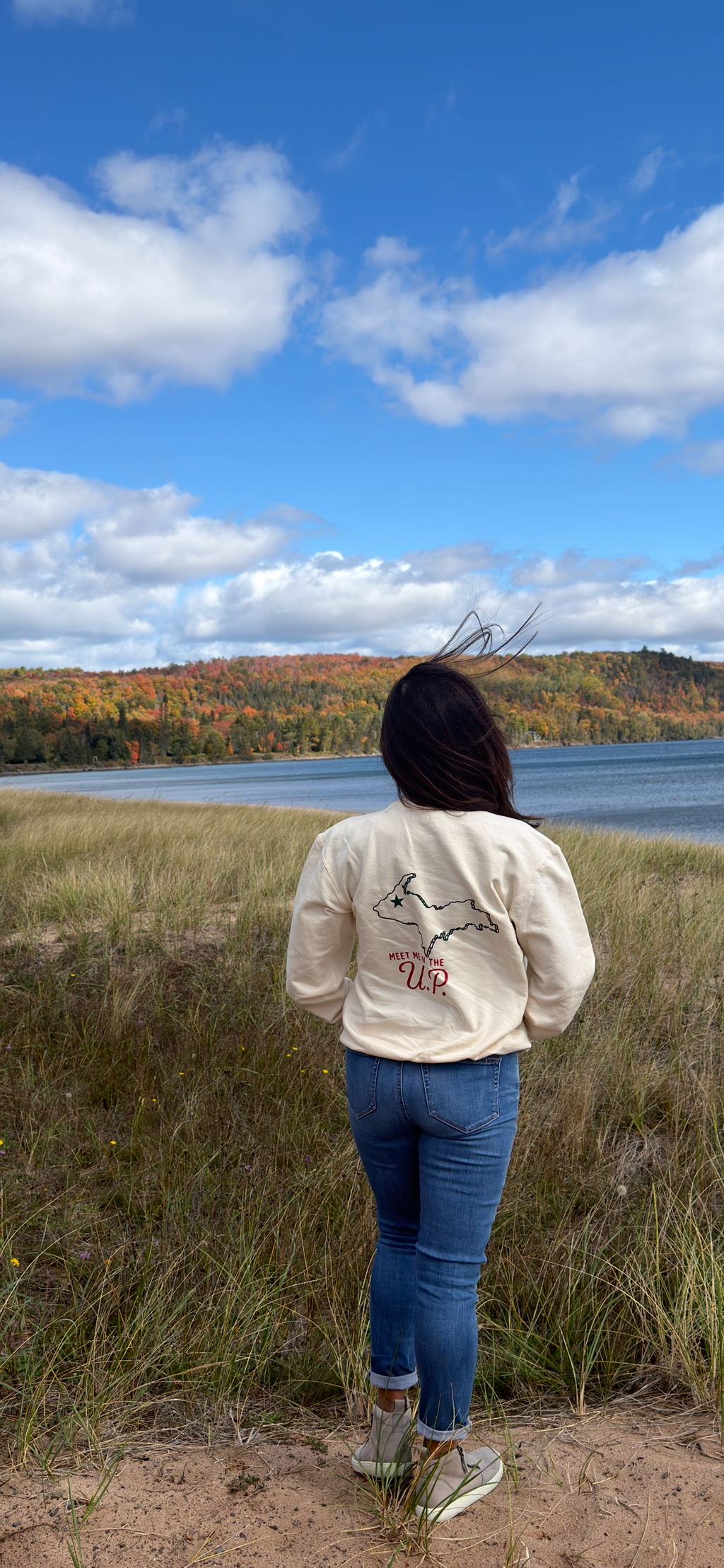 Meet me in the U.P Long Sleeve Sweatshirt