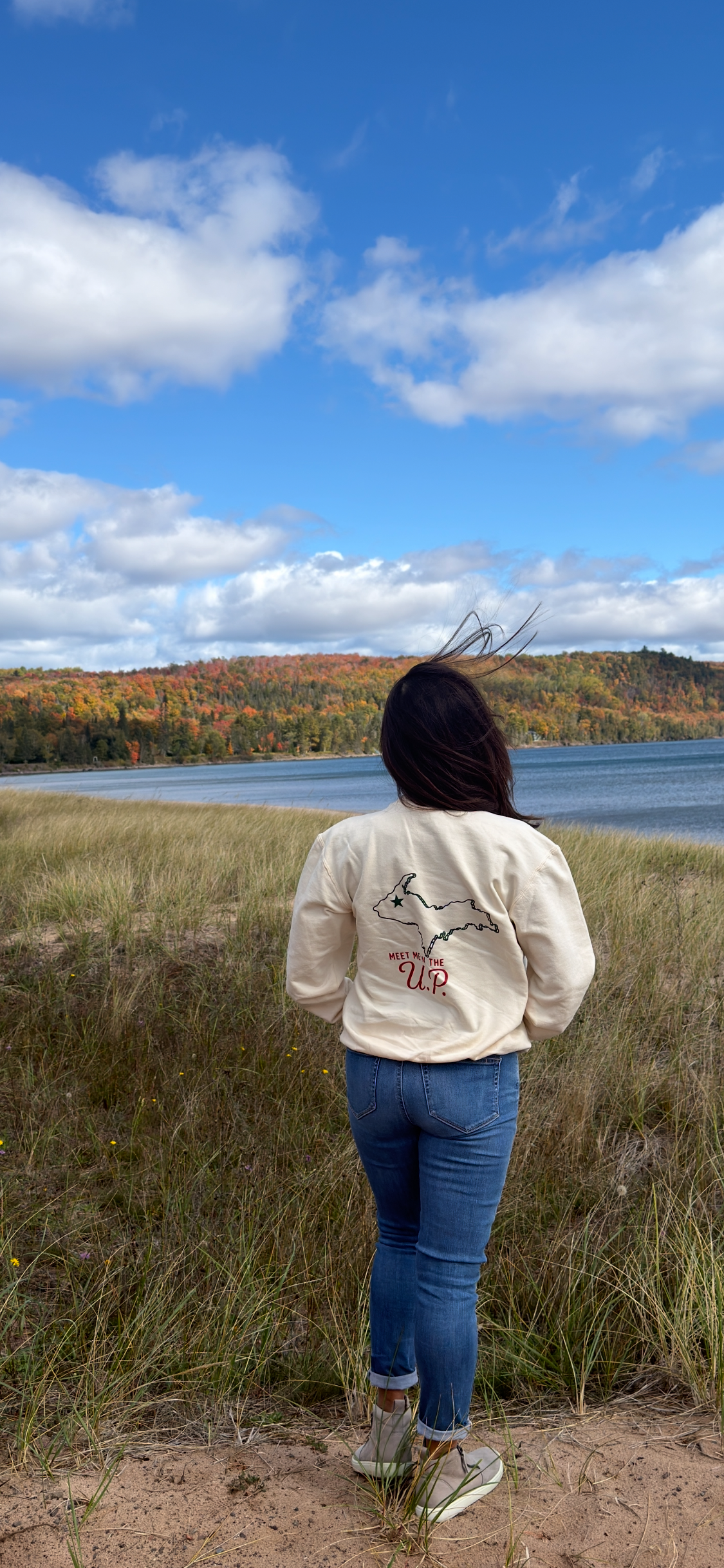 Meet me in the U.P Long Sleeve Sweatshirt