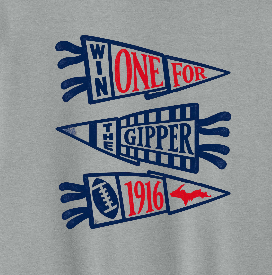 WIN ONE FOR THE GIPPER T shirt
