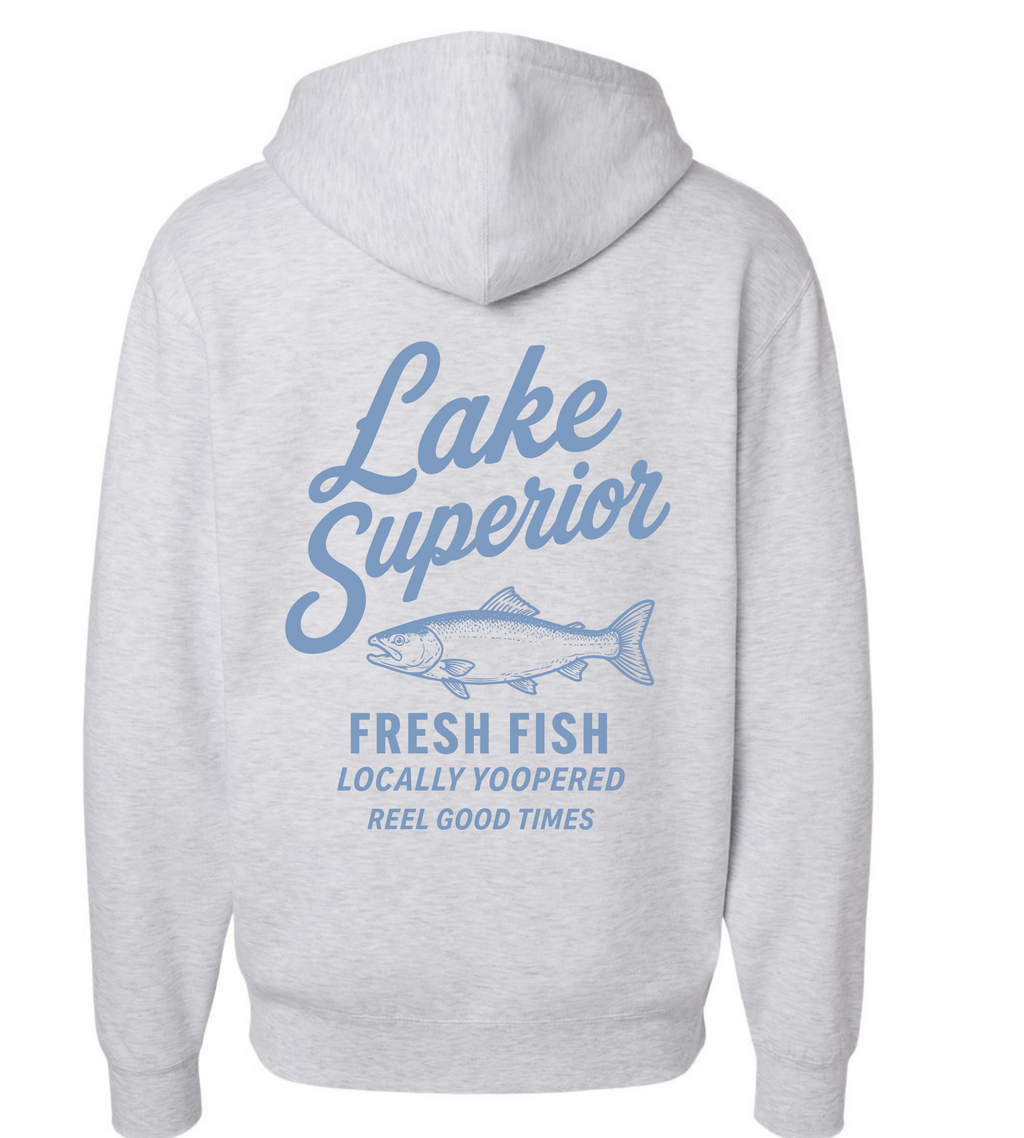 Fresh Fish Long Sleeve Hoody