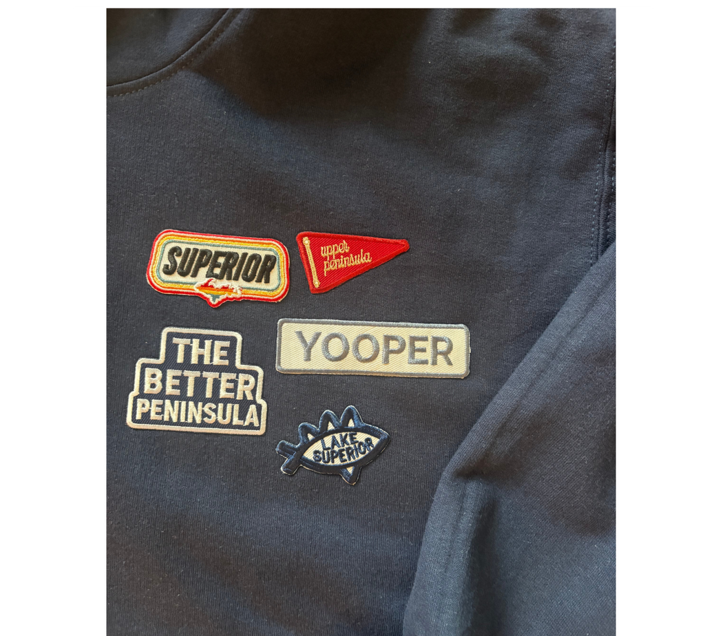 The Better Peninsula Patch Hooded Sweatshirt
