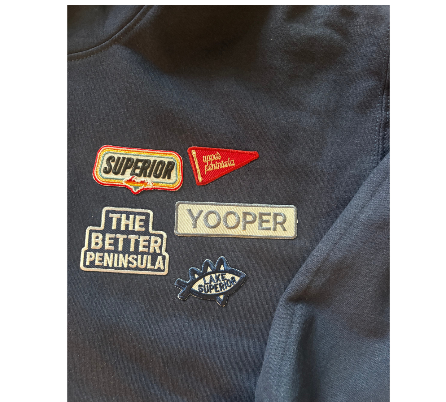 The Better Peninsula Patch Hooded Sweatshirt