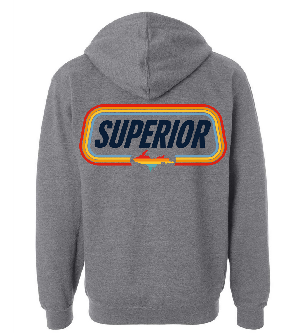 Superior Logo Long Sleeve Zip Hoody