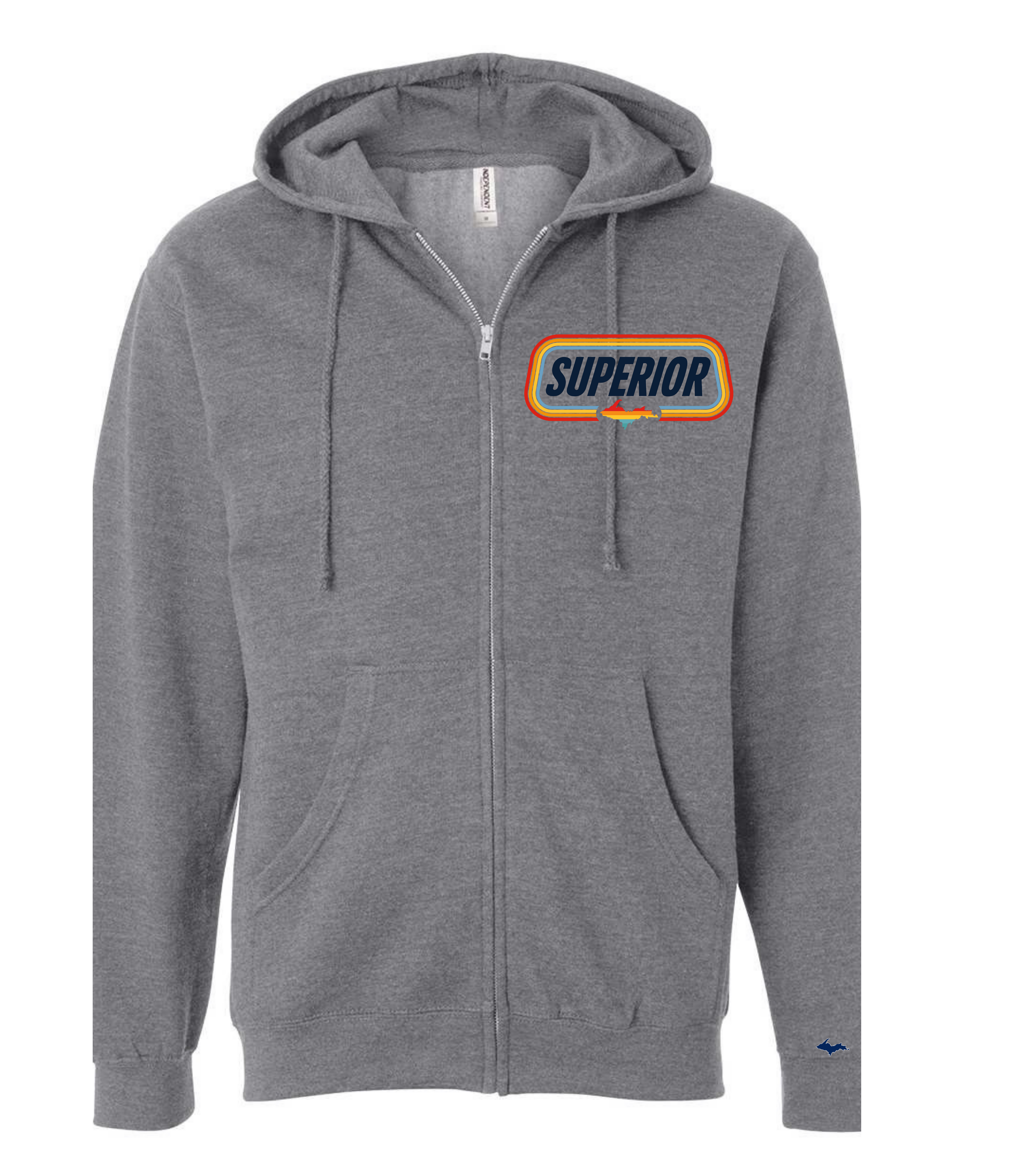 Superior Logo Long Sleeve Zip Hoody