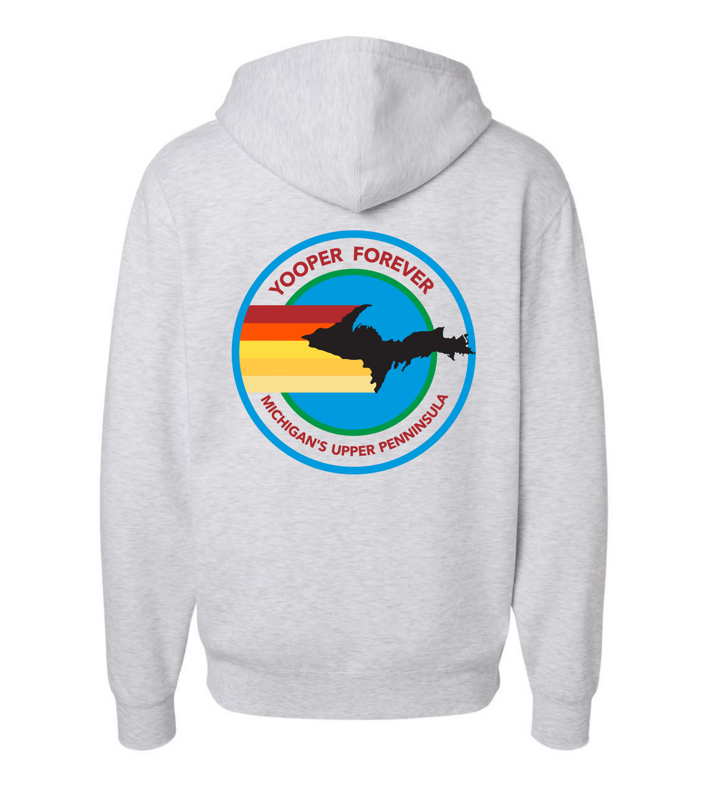 Yooper Forever Long Sleeve Hooded Sweatshirt