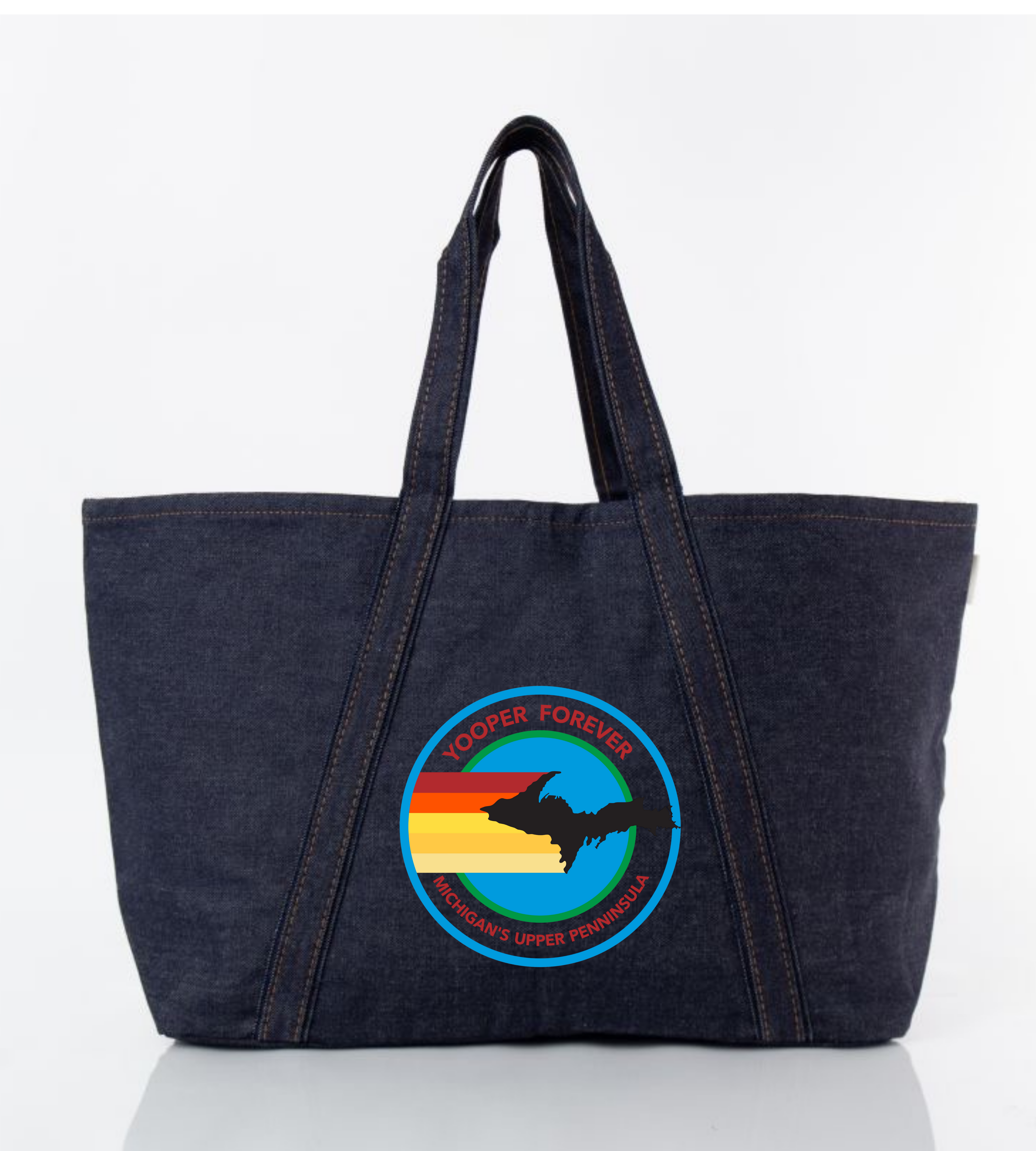 Denim Shopper Bag